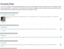 Tablet Screenshot of crunchyfeet.blogspot.com