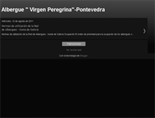 Tablet Screenshot of albergueperegrinospontevedra.blogspot.com