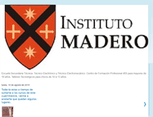 Tablet Screenshot of institutomadero.blogspot.com