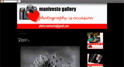 Desktop Screenshot of manivestogallery.blogspot.com