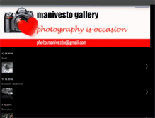 Tablet Screenshot of manivestogallery.blogspot.com