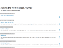 Tablet Screenshot of makingthehomeschooljourney.blogspot.com