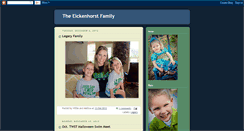 Desktop Screenshot of eickenhorstfamily.blogspot.com