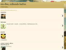 Tablet Screenshot of emdiascolhendobaloes.blogspot.com