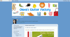 Desktop Screenshot of clutter-factory.blogspot.com