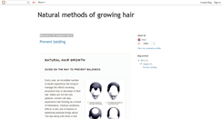 Desktop Screenshot of hairgrowthnaturally.blogspot.com