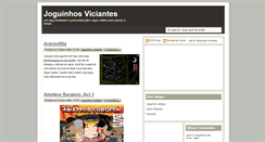 Desktop Screenshot of joguinhosviciantes.blogspot.com