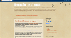 Desktop Screenshot of huracanenelmundo.blogspot.com