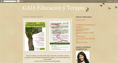 Desktop Screenshot of gaia-educacionyterapia.blogspot.com