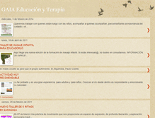 Tablet Screenshot of gaia-educacionyterapia.blogspot.com