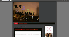 Desktop Screenshot of bsmechanic.blogspot.com