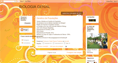 Desktop Screenshot of biologiagenial.blogspot.com