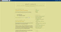 Desktop Screenshot of abap-garage.blogspot.com