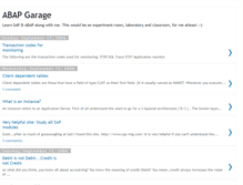 Tablet Screenshot of abap-garage.blogspot.com