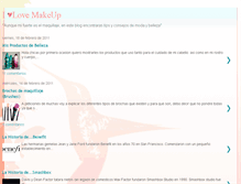 Tablet Screenshot of ilovemakeupiveth.blogspot.com