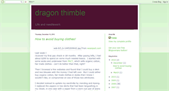 Desktop Screenshot of dragonthimble.blogspot.com