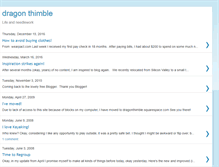 Tablet Screenshot of dragonthimble.blogspot.com