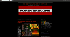 Desktop Screenshot of foreveraloneguild.blogspot.com