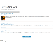 Tablet Screenshot of foreveraloneguild.blogspot.com