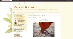 Desktop Screenshot of casadedharmaorg.blogspot.com
