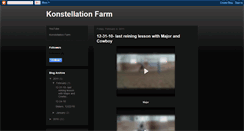 Desktop Screenshot of konstellationfarm.blogspot.com