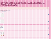 Tablet Screenshot of escolaestacaocrianca.blogspot.com