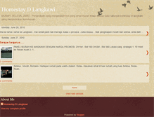 Tablet Screenshot of homestaydlangkawi.blogspot.com