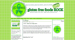 Desktop Screenshot of glutenfreefoodsrock.blogspot.com