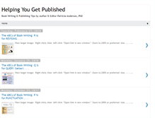 Tablet Screenshot of helpingyougetpublished.blogspot.com