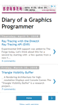 Mobile Screenshot of diaryofagraphicsprogrammer.blogspot.com