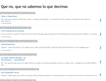 Tablet Screenshot of nosabemosloquedecimos.blogspot.com