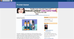 Desktop Screenshot of produkgamat.blogspot.com