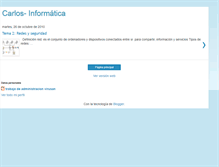 Tablet Screenshot of carlosinfomatica.blogspot.com