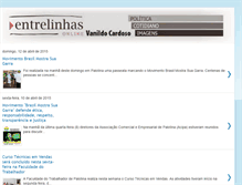 Tablet Screenshot of entrelinhaspalotina.blogspot.com