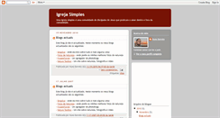 Desktop Screenshot of igrejasimples.blogspot.com