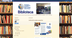 Desktop Screenshot of bibliotecapucesa.blogspot.com