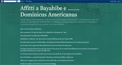 Desktop Screenshot of affitti-bayahibe-repubblic-dominicana.blogspot.com