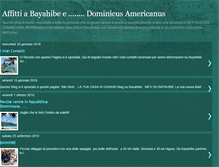 Tablet Screenshot of affitti-bayahibe-repubblic-dominicana.blogspot.com