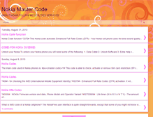 Tablet Screenshot of nokiamastercode1.blogspot.com