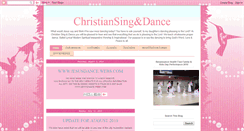 Desktop Screenshot of christiansinganddanceschool.blogspot.com