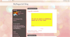 Desktop Screenshot of mysugarart.blogspot.com