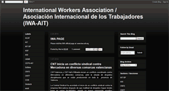 Desktop Screenshot of internationalworkersassociation.blogspot.com