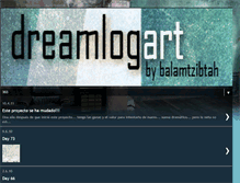 Tablet Screenshot of dreamlog-art.blogspot.com