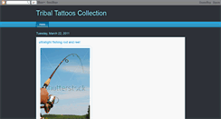 Desktop Screenshot of collection-tribal-tattoos.blogspot.com