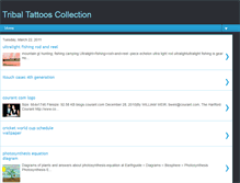 Tablet Screenshot of collection-tribal-tattoos.blogspot.com