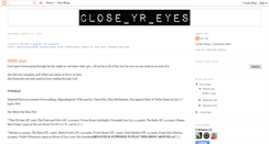 Desktop Screenshot of closeyereyes.blogspot.com
