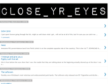 Tablet Screenshot of closeyereyes.blogspot.com