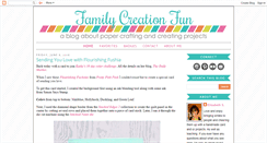 Desktop Screenshot of familycreationfun.blogspot.com