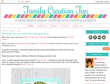Tablet Screenshot of familycreationfun.blogspot.com