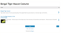 Tablet Screenshot of bengaltigermmascotcostume.blogspot.com